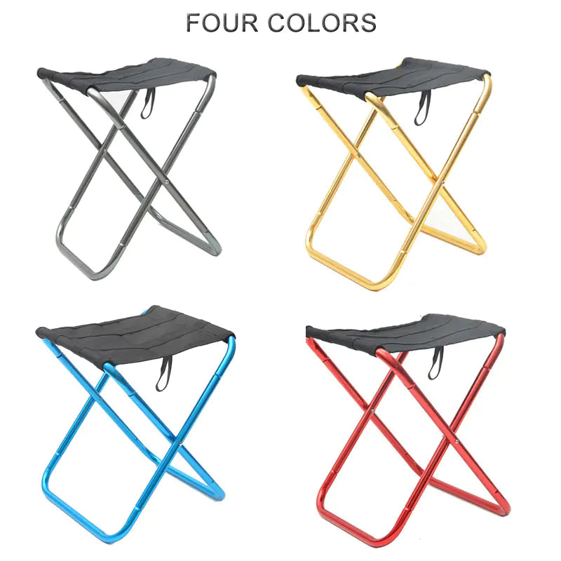 Ultralight Portable Aluminium Folding Camping Stool